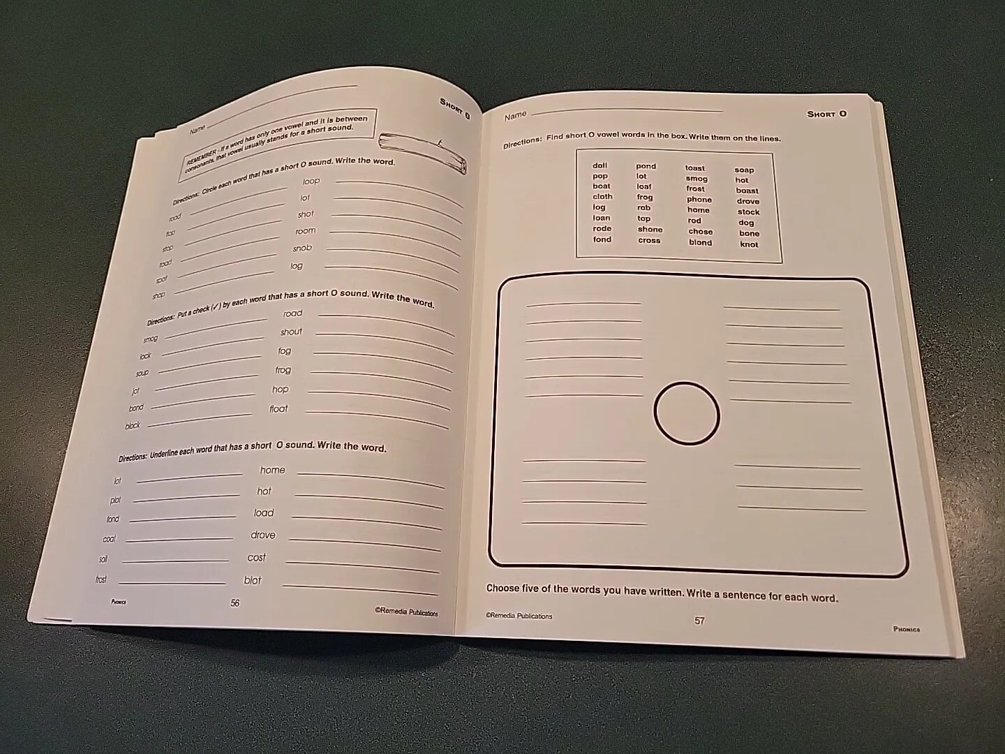 Remedia Publications Phonics For Older Students Book REM800 – Reading – Good !