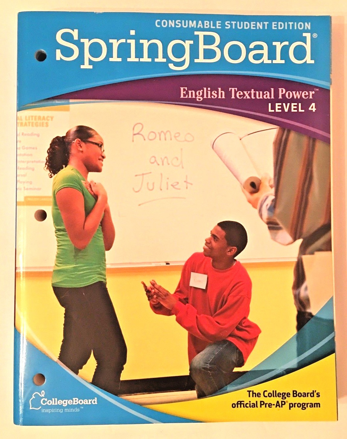 SpringBoard English Textual Power LEVEL 4 CollegeBoard Consumable Student Pre-AP