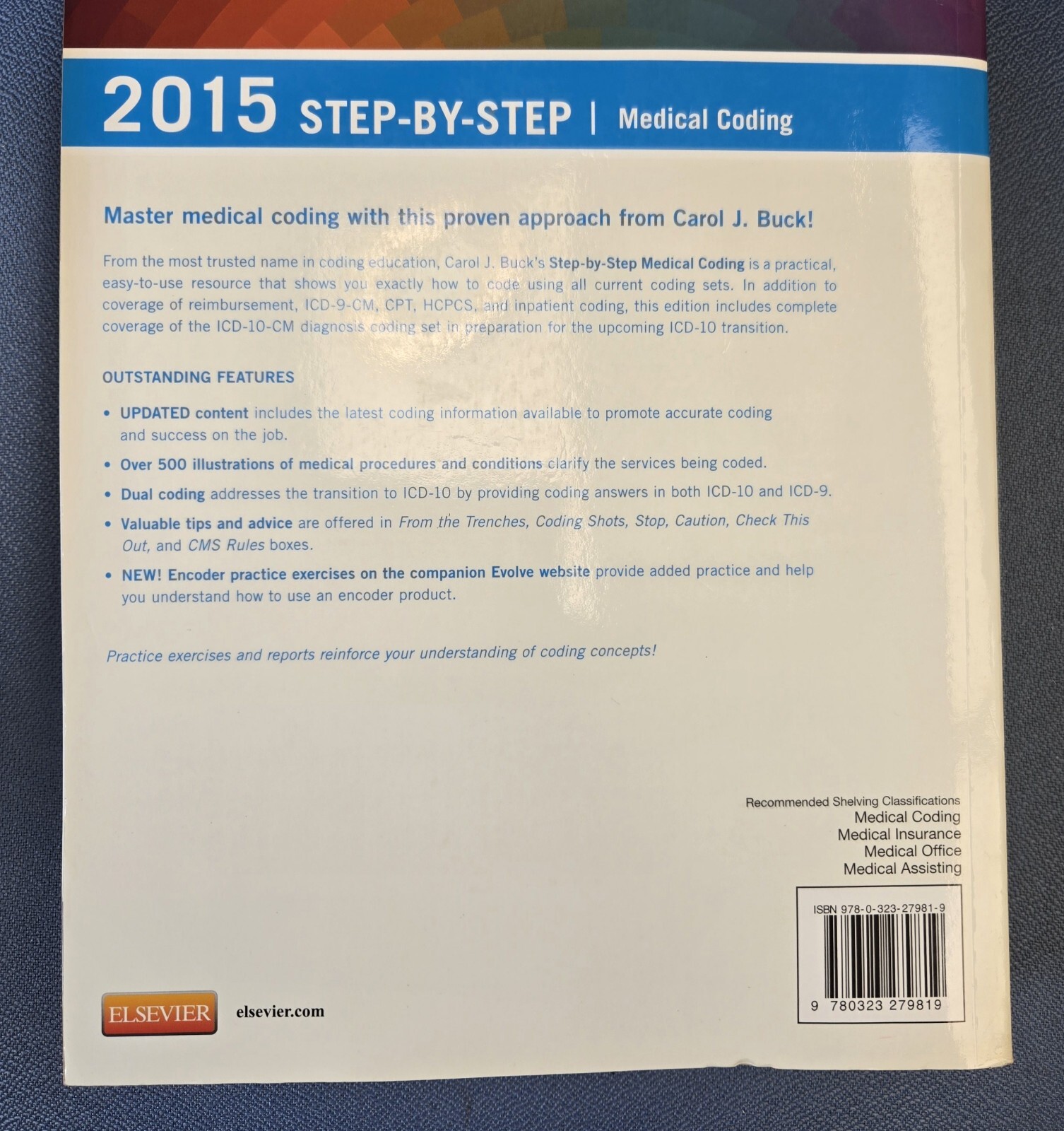 Step-by-Step Medical Coding 2015 – Paperback – VERY GOOD