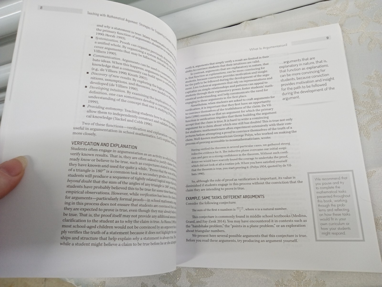 Teaching with Mathematical Argument Strategies for Supporting Despina Stylianou