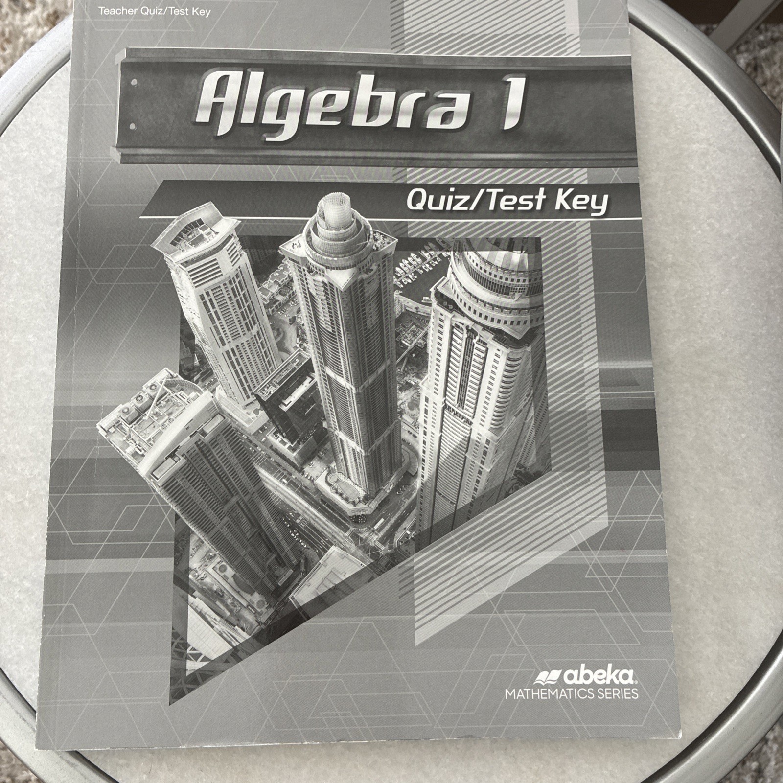 Abeka Algebra 1 Second Edition Teacher Solution Key Set High School 9th Grade