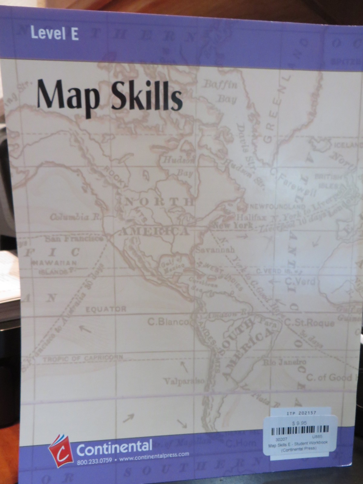 Map Skills : Level E by B. Fox (2003, Trade Paperback, Revised…