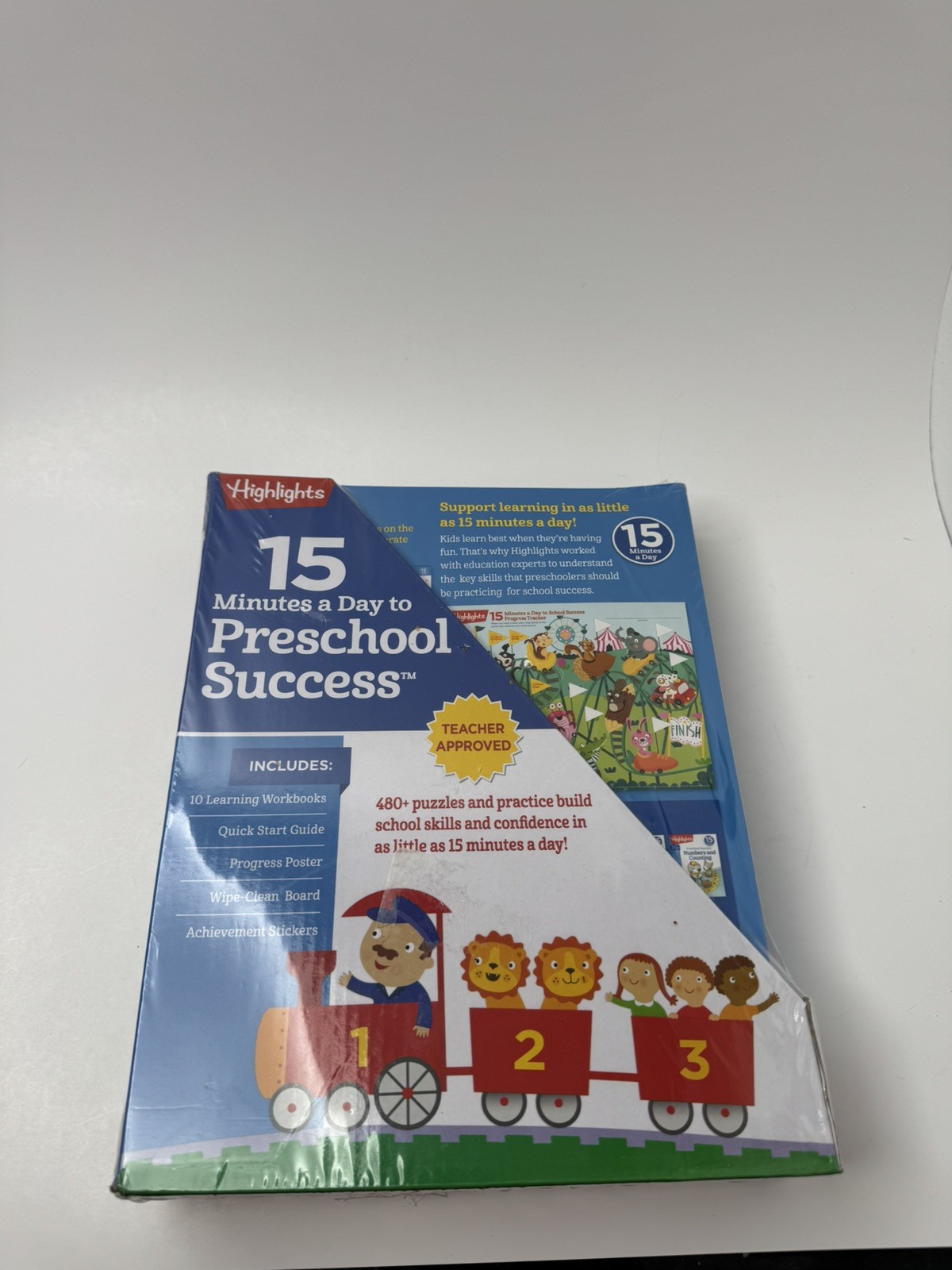 10 Preschool Workbook Set Homeschool Learning Books Kids Ages 3-5 Activity Lot