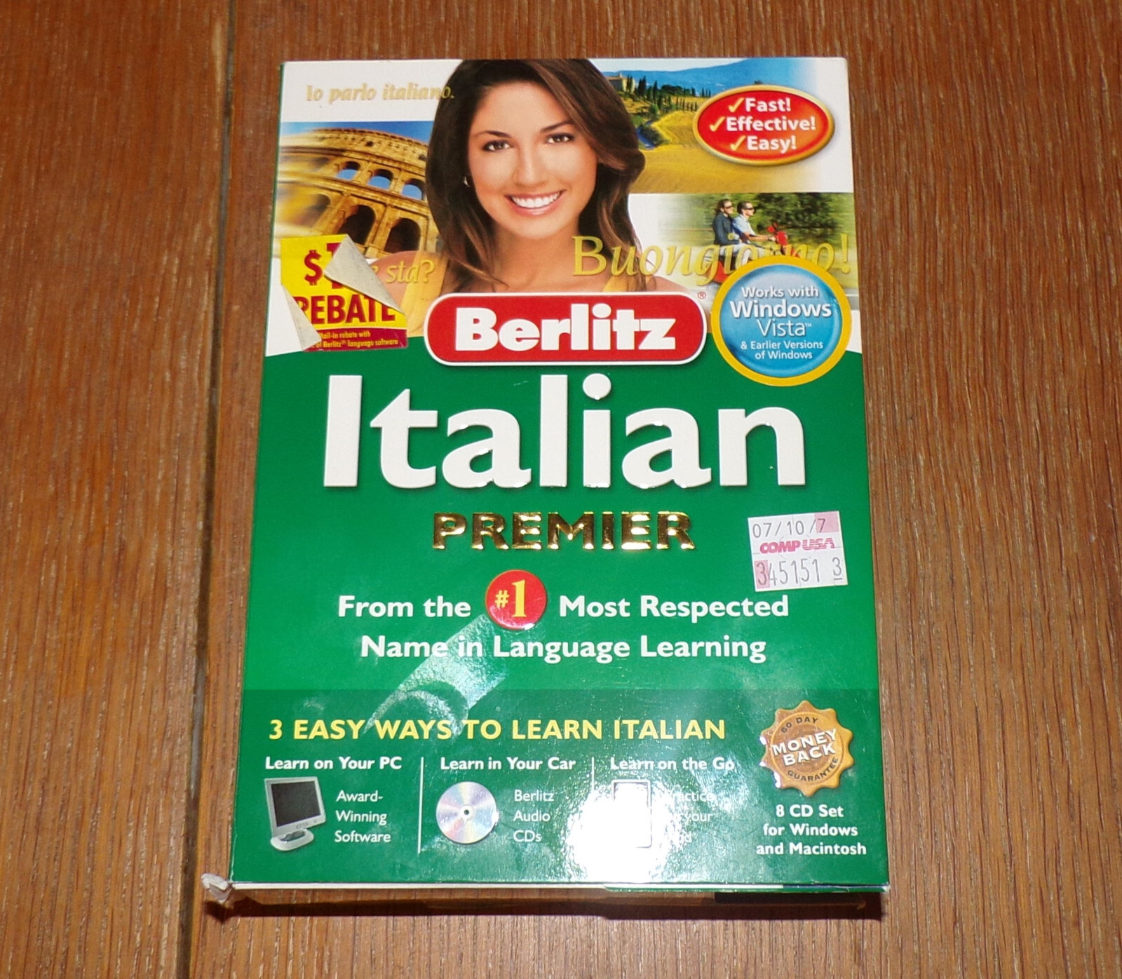 Berlitz 2006 Italian Premier 8-CD Set Learning Software for Macintosh/Windows
