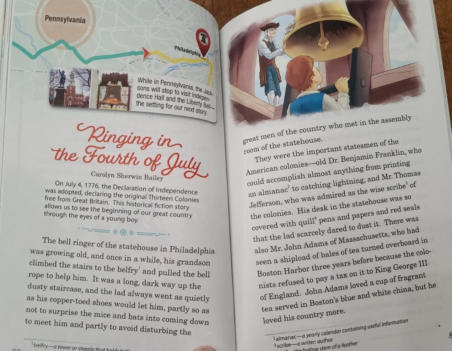Abeka Grade 4 Road Trip East Reader 4e