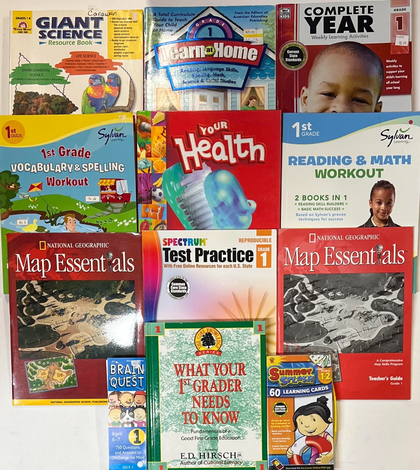 1st Grade 1 Curriculum in a Box Homeschool Bundle Teacher Resource Homeschooling