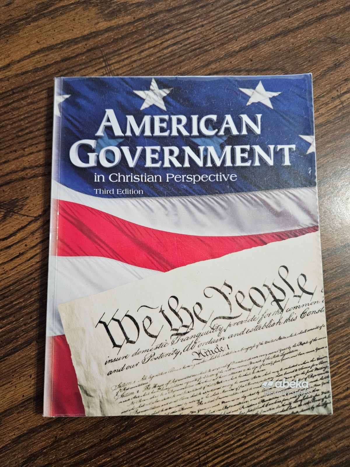 Great Condition!!! Abeka American Government in Christian Perspective Textbook