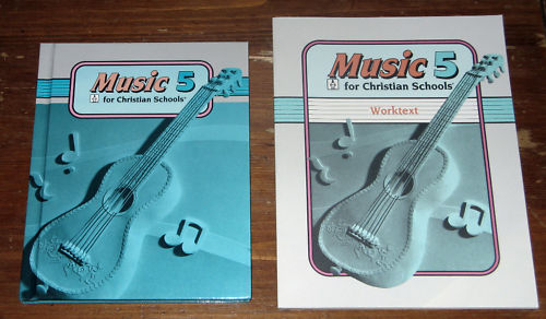 Music 5 Christian Text & Workbook Bob Jones Homeschool