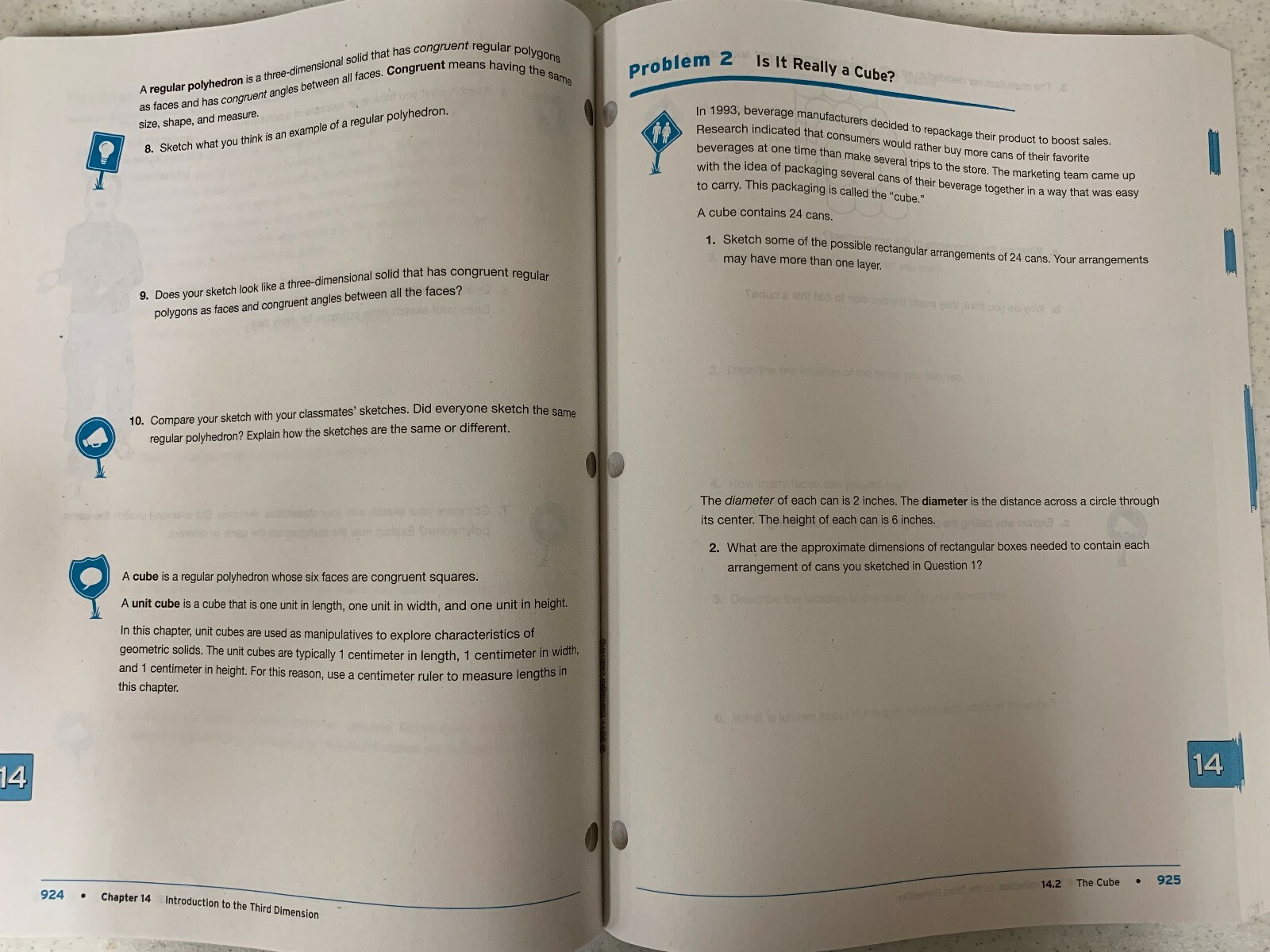 Carnegie Learning MATH SERIES Common Core Course 1 Volume 2 Student Text/New