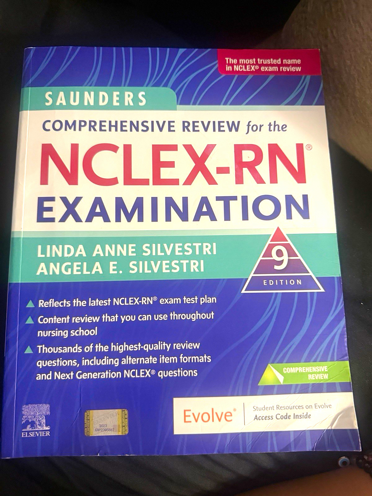Elsevier Saunders Comprehensive Review NCLEX-RN Exam 9th Ed 2023 Book