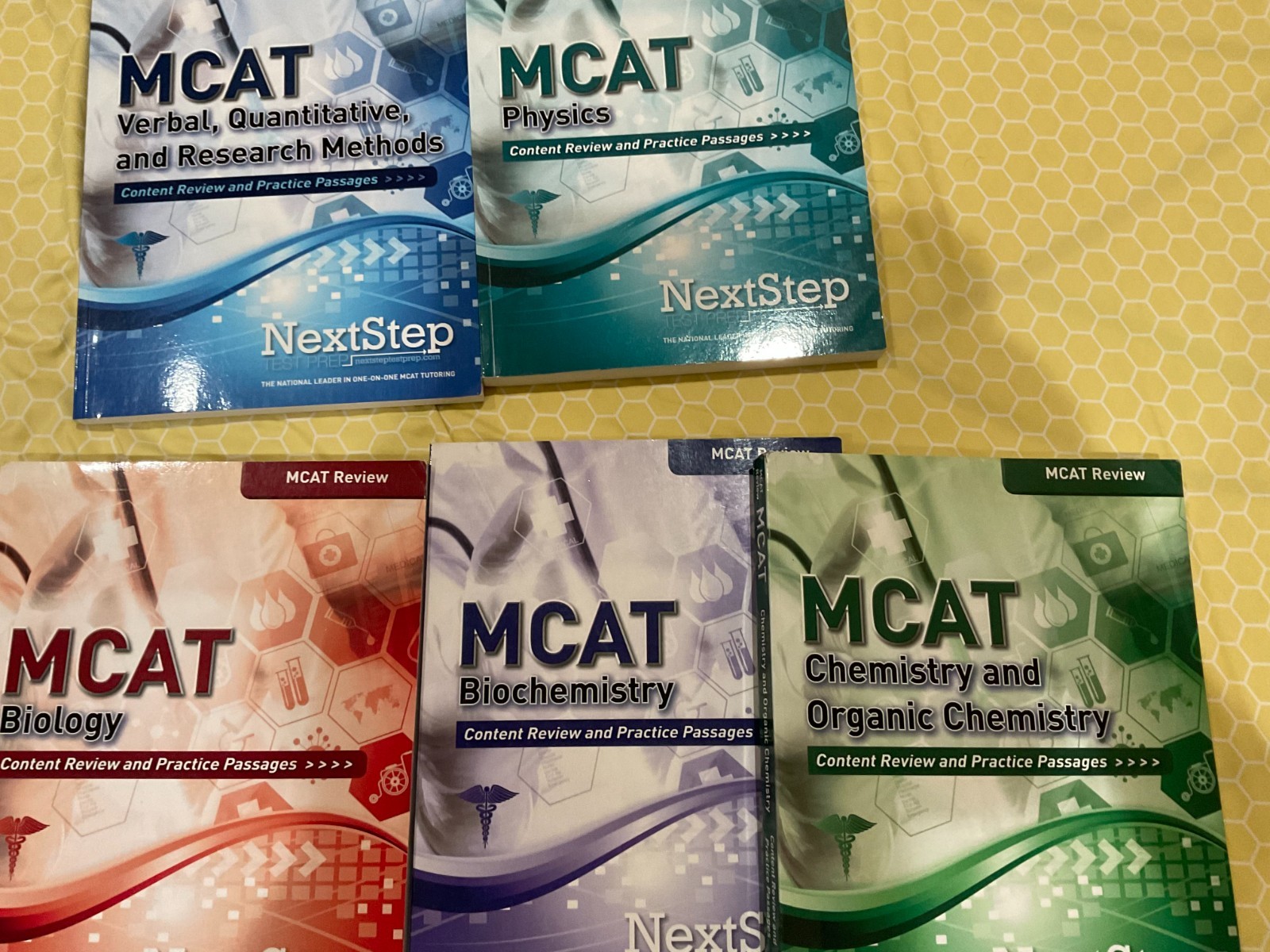 NextStep (Blueprint) MCAT Subject Review – 5 Book Specialized Bundle