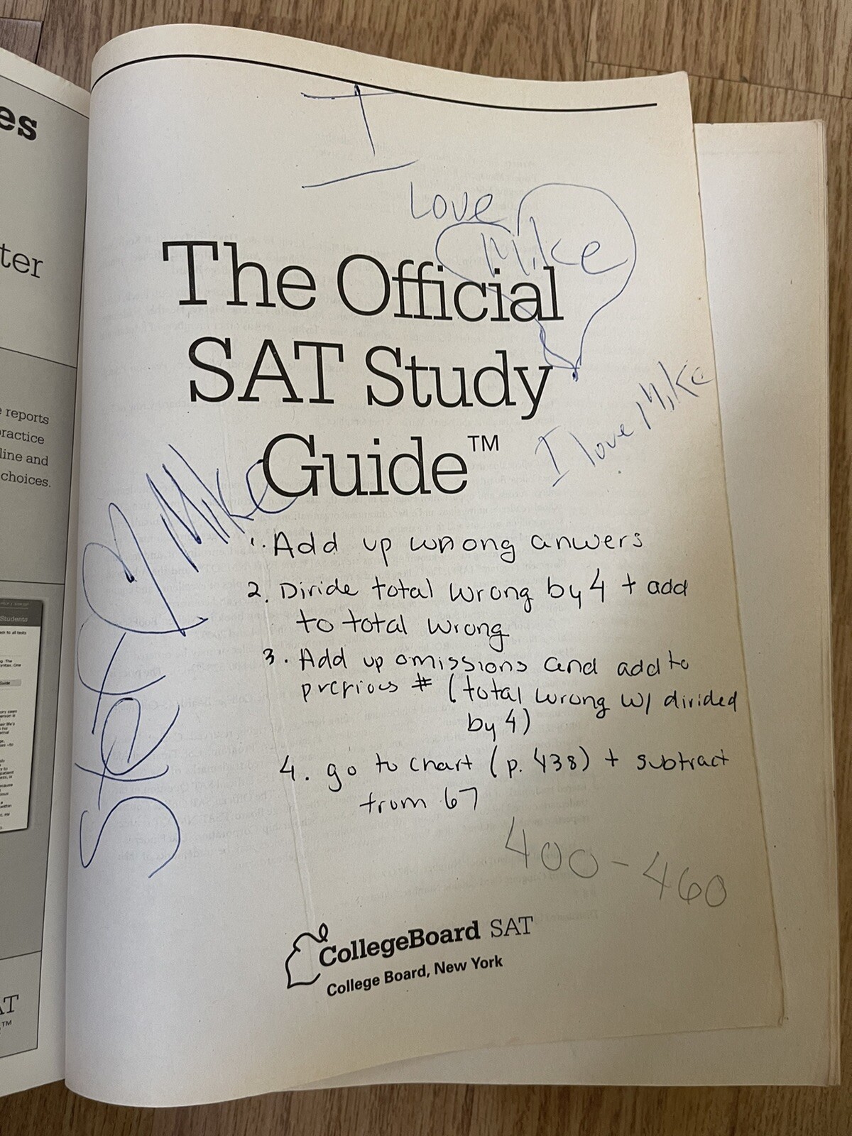 The Official SAT Study Guide workbook Paperback