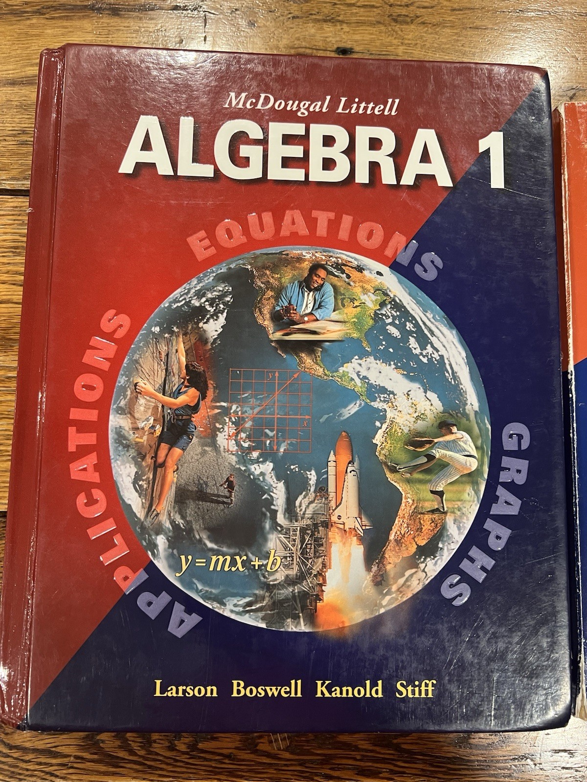 McDougal Littell Algebra 1 SET – 2004 Textbook & 2001 Worked-Out Solution Key