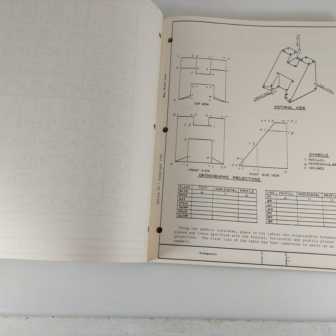 Problems in Engineering Graphics And Design Series 30 Blair, Mosillo, Setton PB
