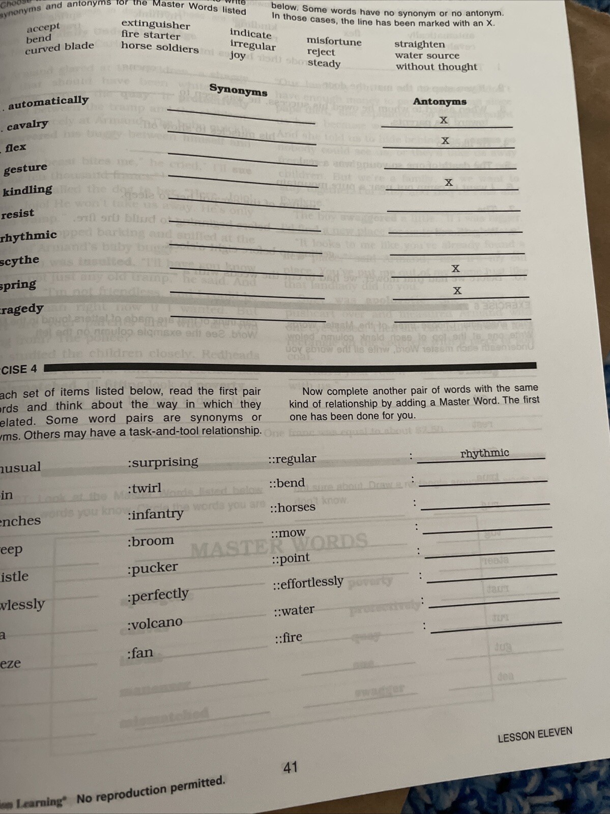 Vocabu-Lit, Book E