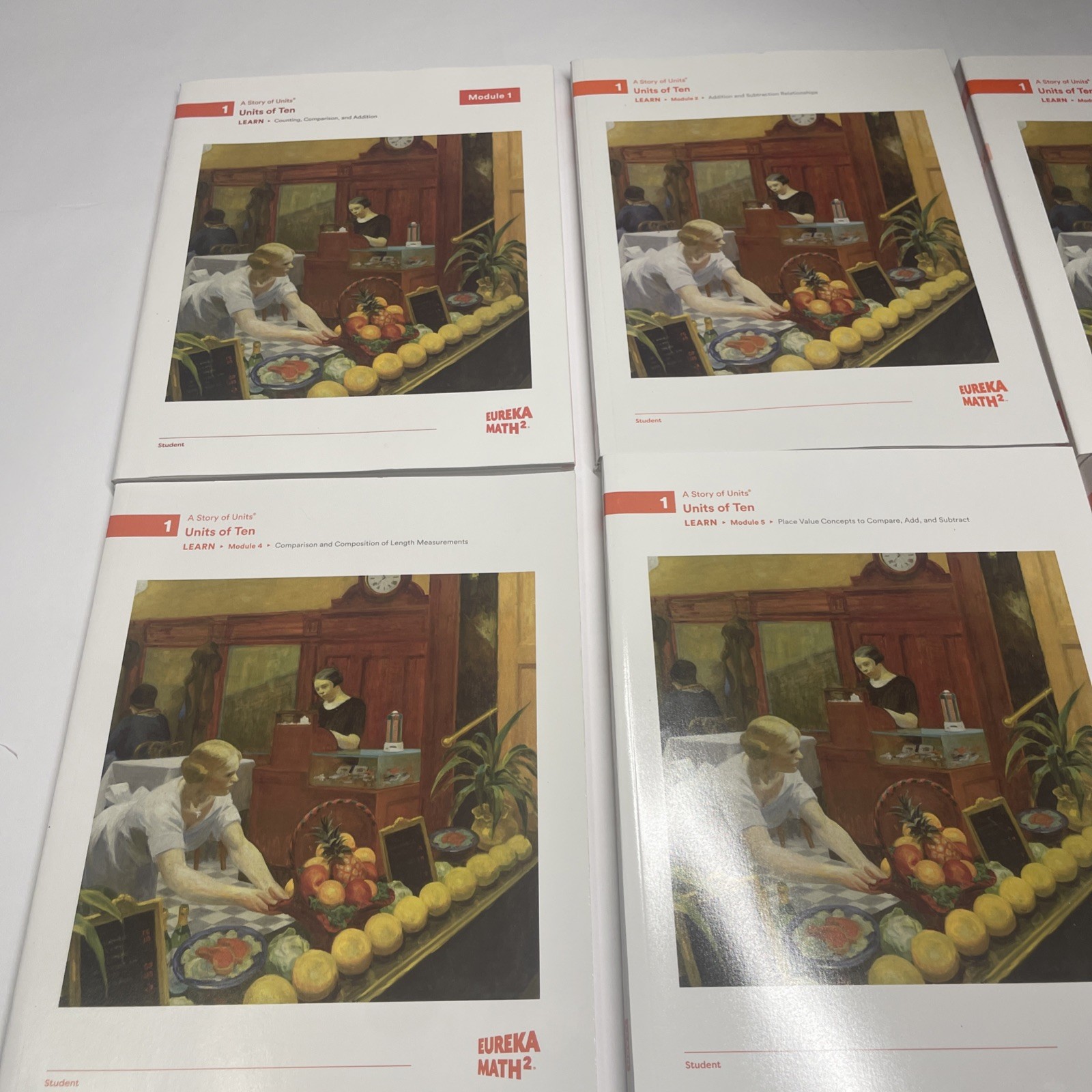 Eureka Math Squared Grade 1 LEARN All Six Modules Bundle New Workbooks (6)