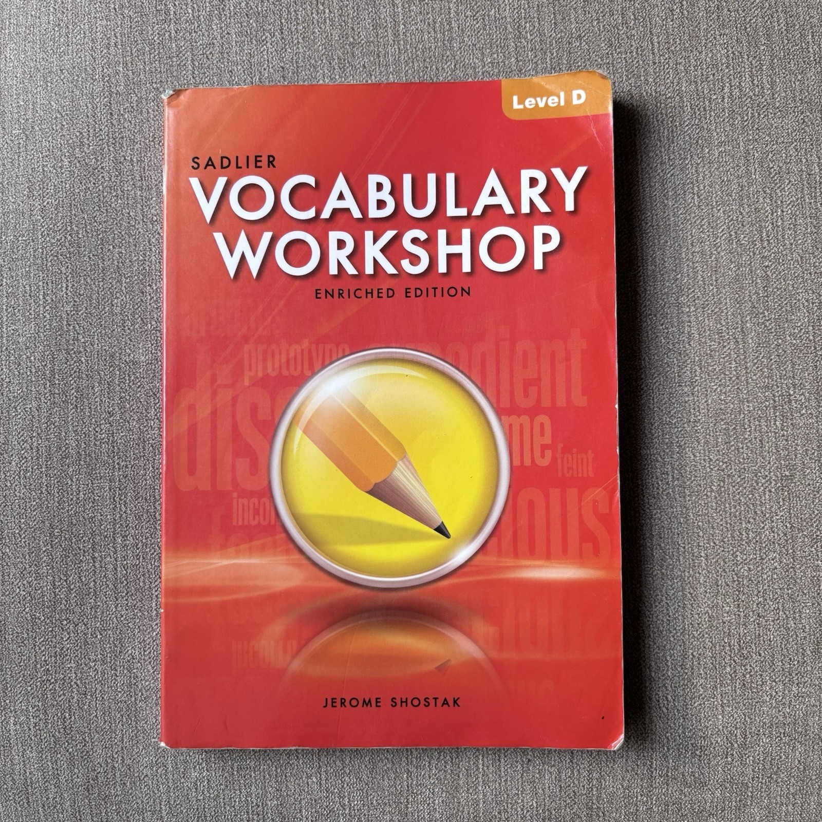 Sadlier Vocabulary Workshop Enriched Edition Level D 2012 Study Guide Paperback