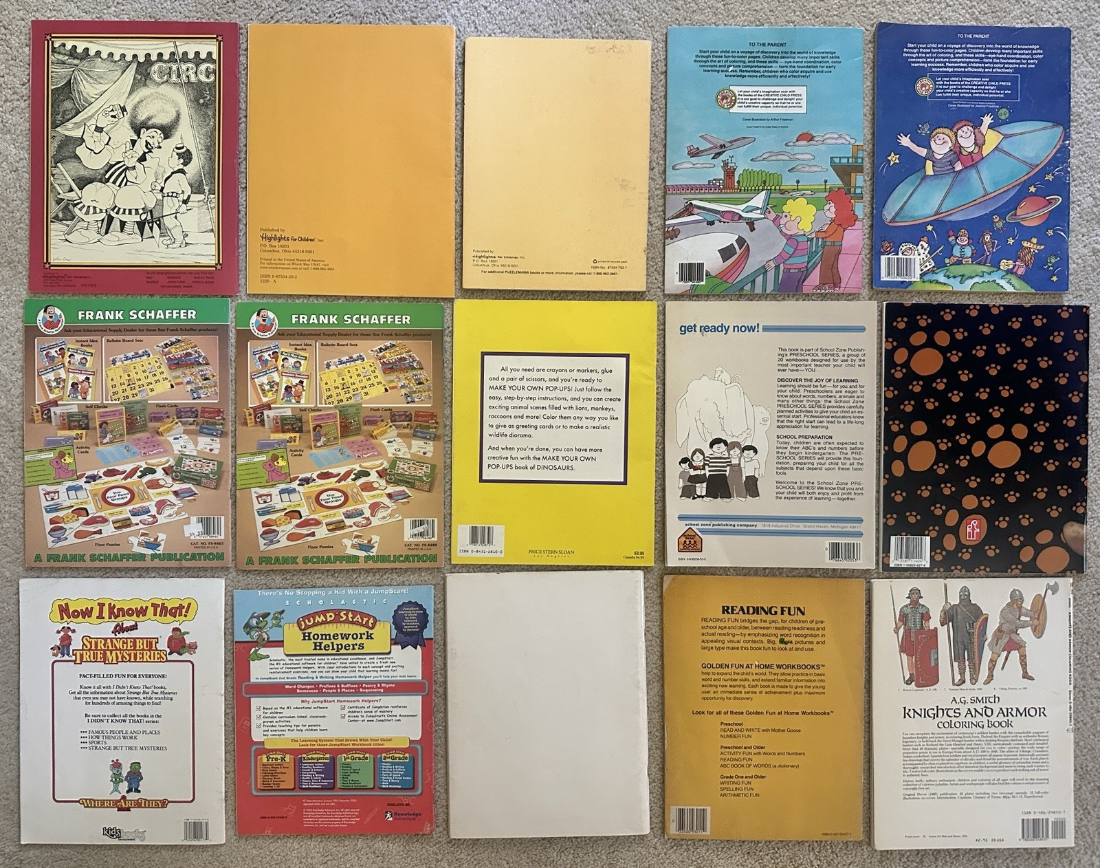 36 Educational Workbooks Activity Resource Books Primary Grades Vintage & Newer