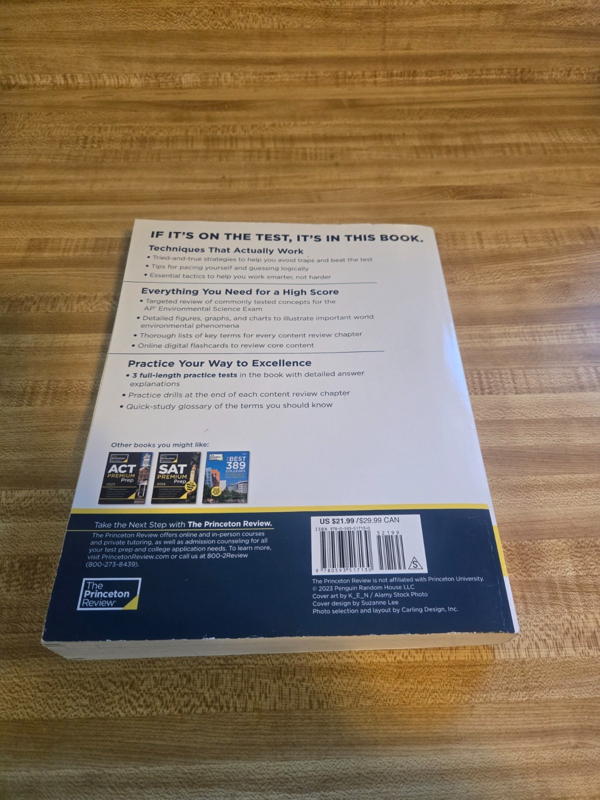 AP Environmental Science Prep The Princeton Review 18th Edition Study/Prep/Test