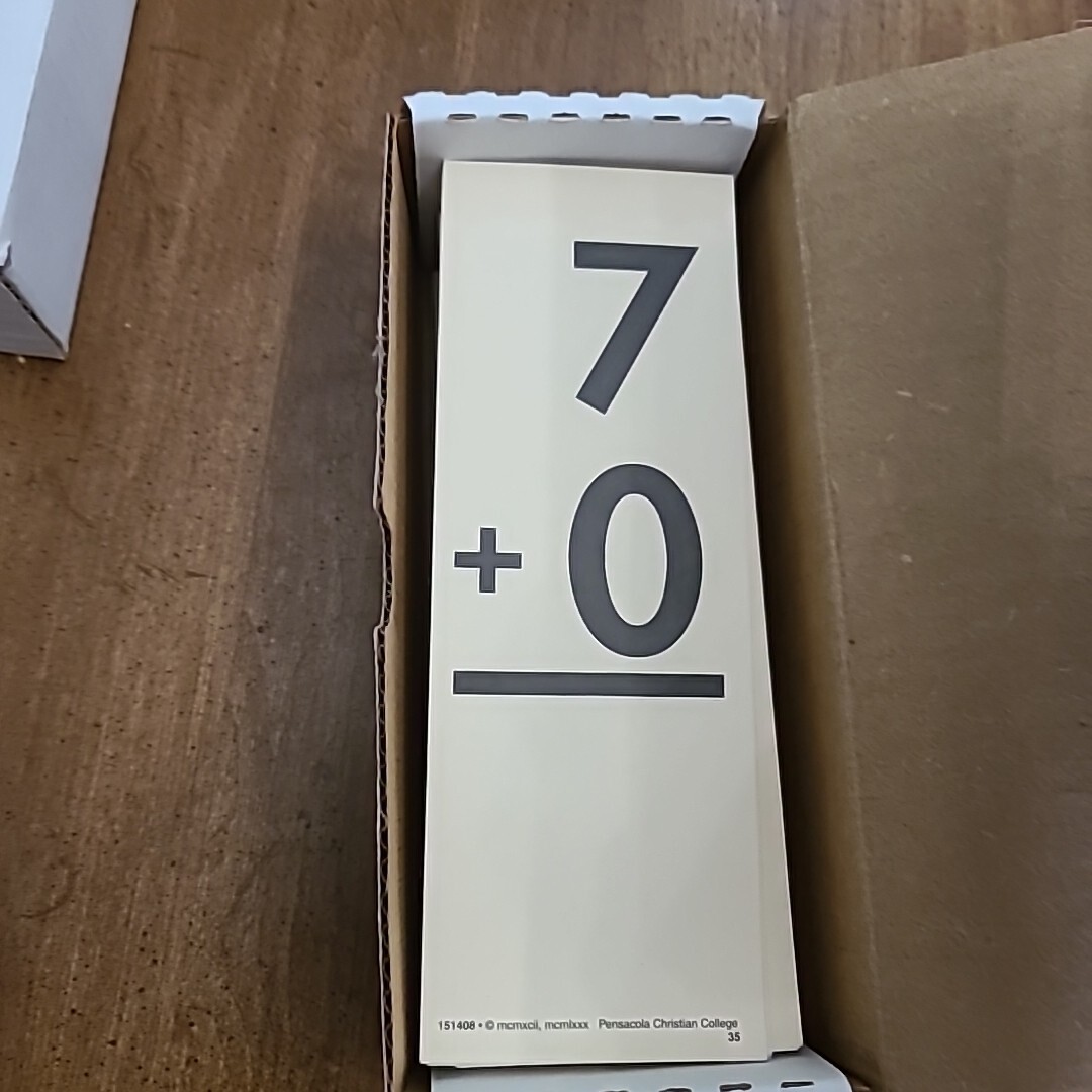 Abeka Addition Flashcards
