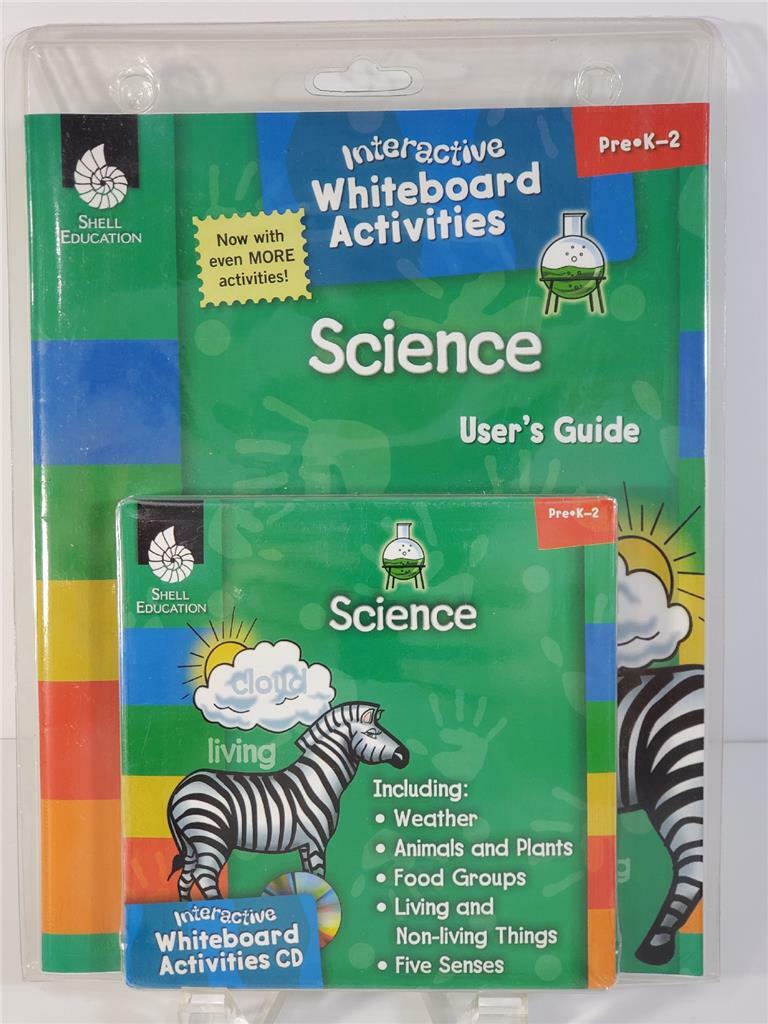 Interactive Whiteboard Activities Science PreK – 2nd Grade Shell Education NEW