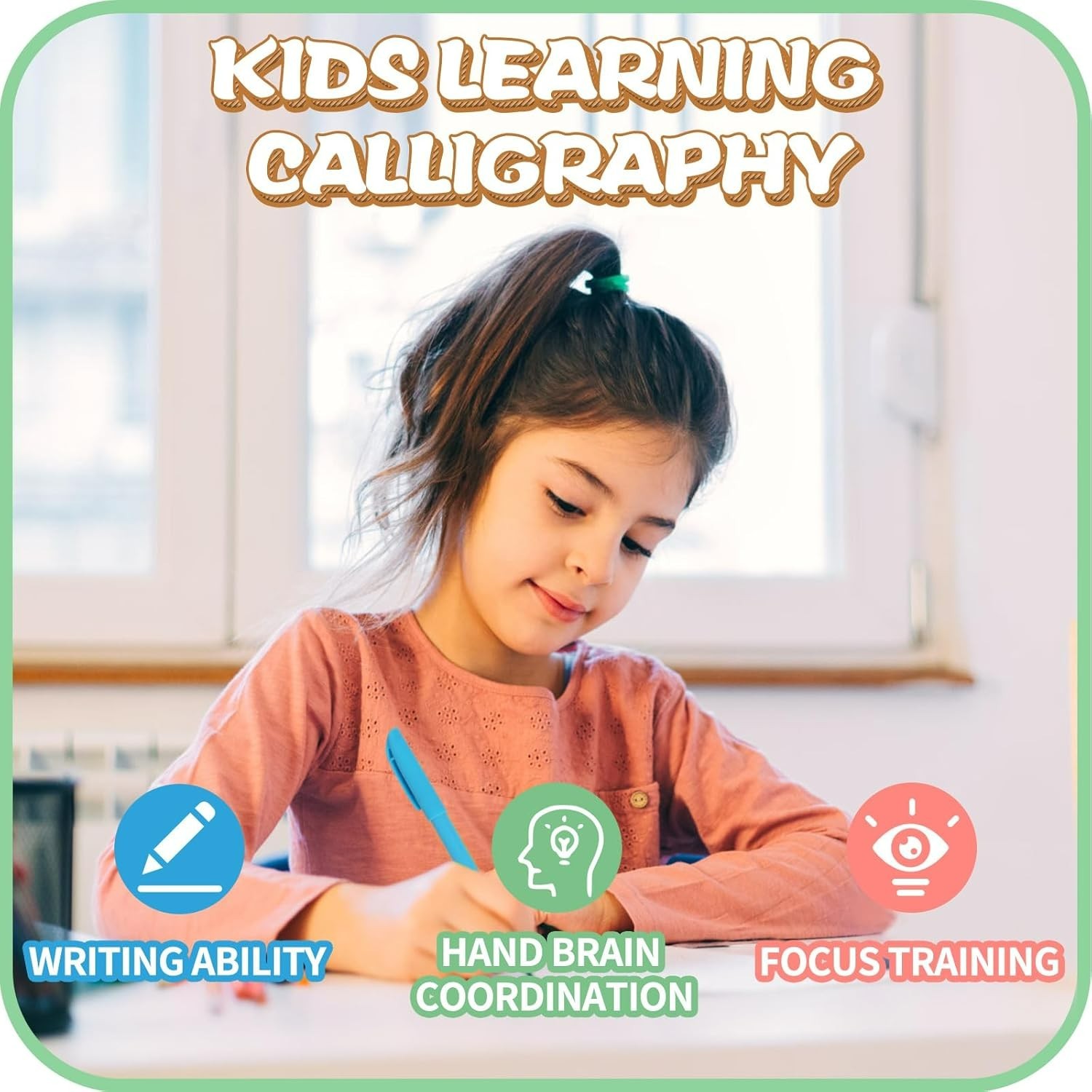 5-Pack Magic Calligraphy Practice Copybooks for Kids – Safe & Engaging Learning