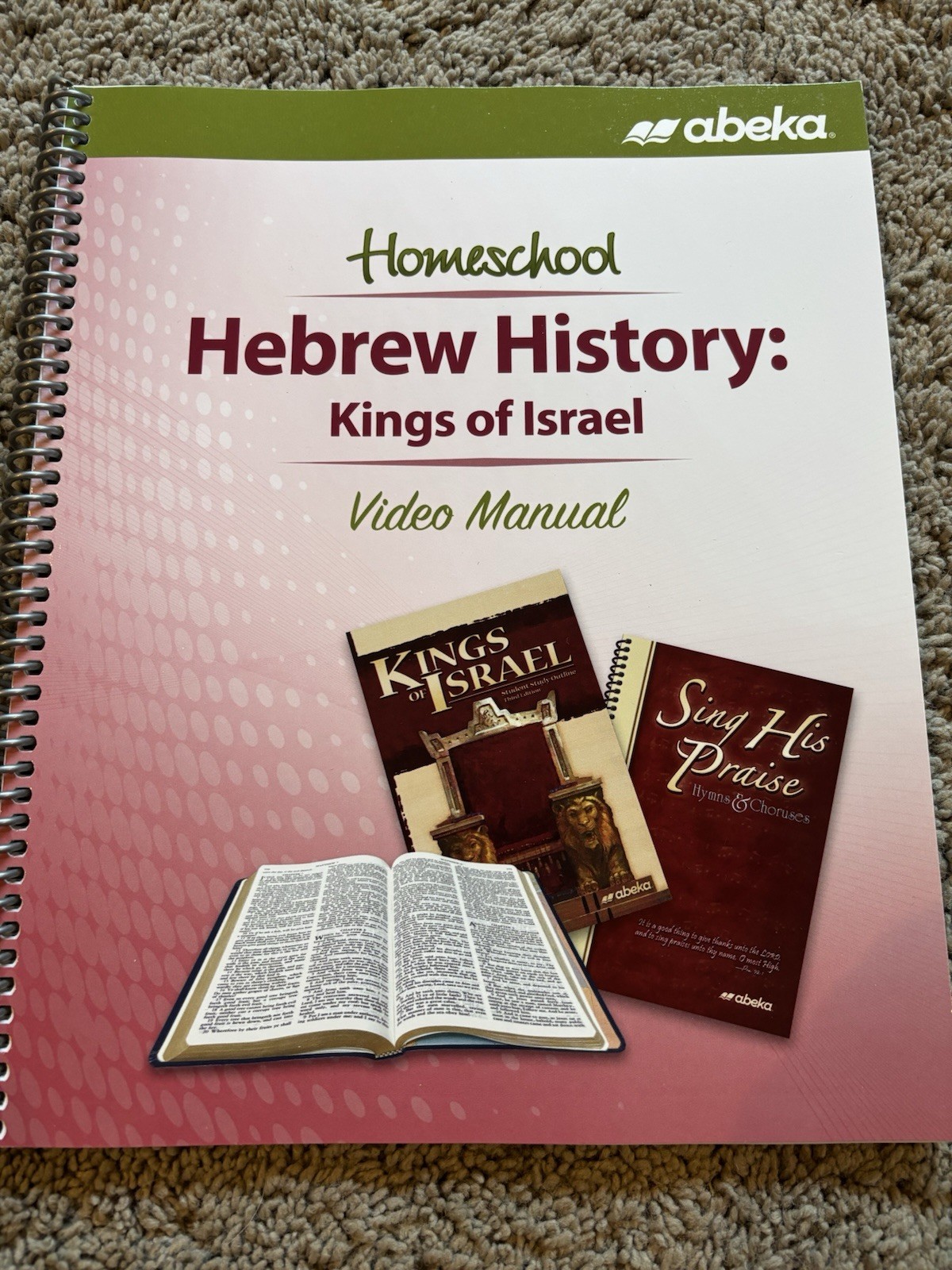 Abeka Homeschool Hebrew History: Kings Of Israel Video Manual 2017 (30769606)