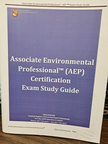 AEP – Associate Environmental Professional Study Guide