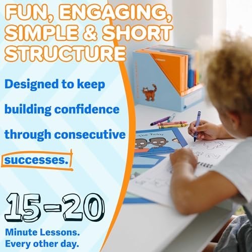 4-Week Reading & Writing Program – 53 Books, Teaching Manual, Flashcards & More!