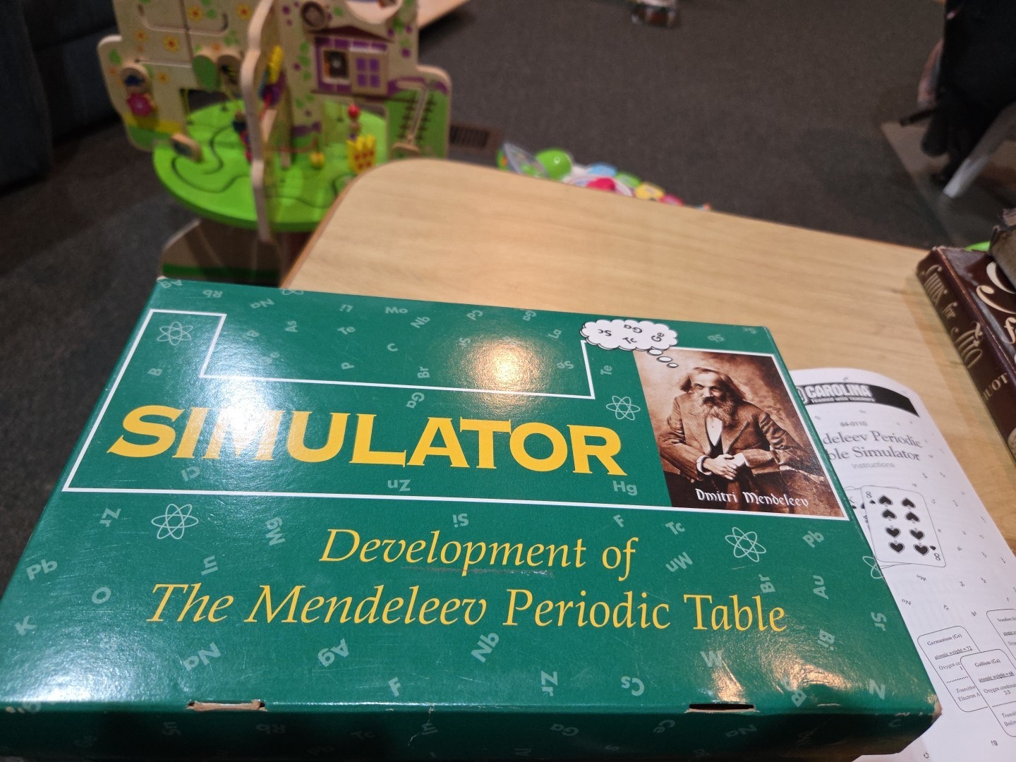 Simulator For Teachers/Students activity to Teach The Mendeleev Periodic Table