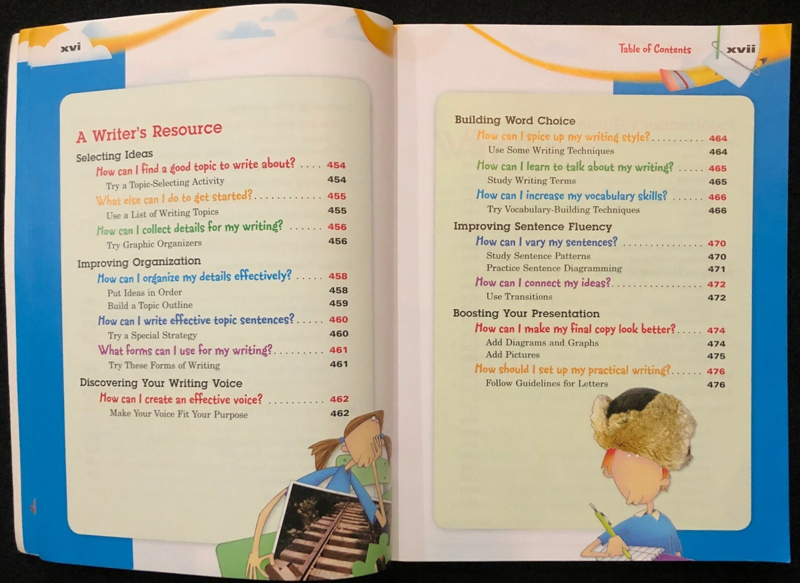 5th Grade – WRITE SOURCE: A Book for Writing, Thinking, and Learning (2006)