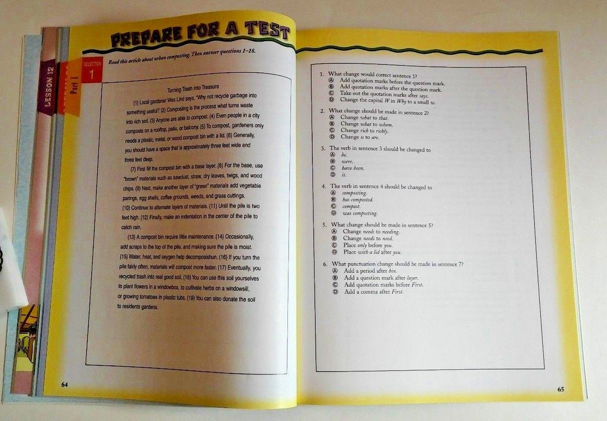 Write! Essential Writing Models, Grammar, Usage Mechanics & More! 7th Grade 7 8