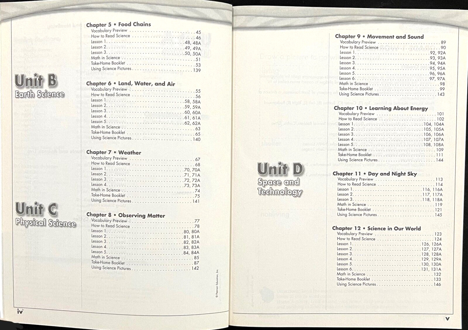 1st Grade – SCIENCE – WORKBOOK – STUDENT EDITION (2006, Scott Foresman)