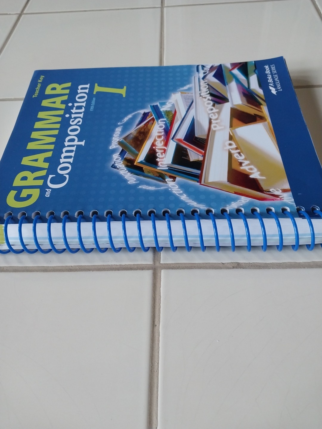Abeka Grammar and Composition I Work-text Teacher Key 5th Edition-Very Good