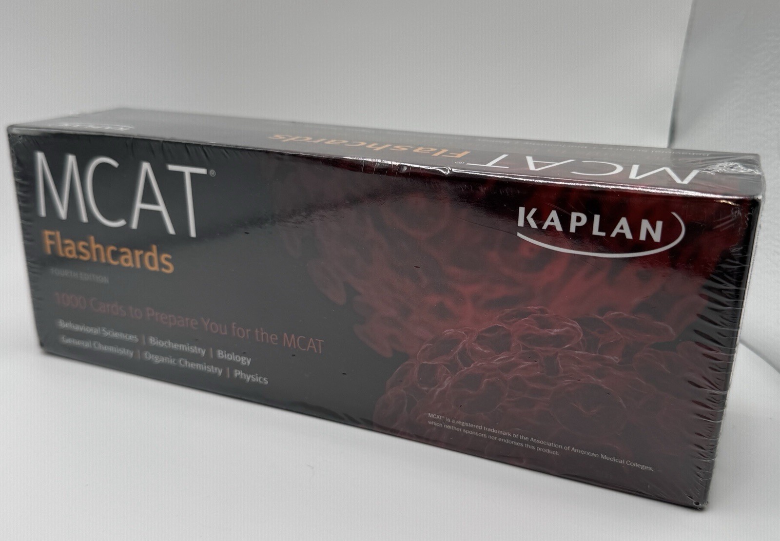 MCAT Flashcards Fourth Edition NEW SEALED 1000 Study Guide Cards Medical School