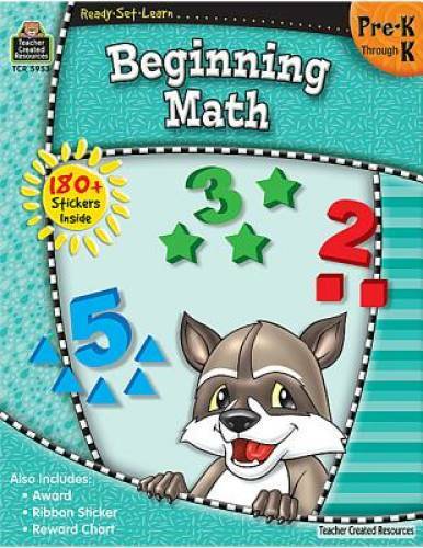 Ready-Set-Learn: Beginning Math PreK-K – Paperback – GOOD