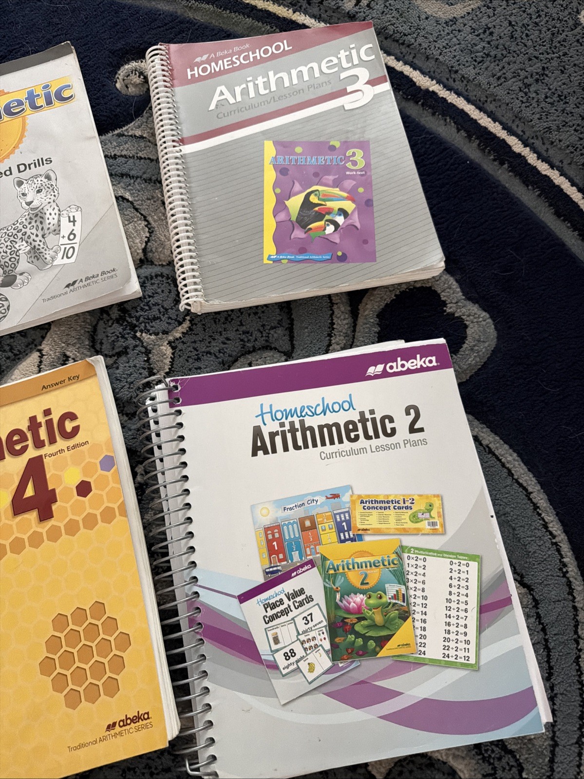 Abeka 5th Grade Arithmetic Full Subject, Kit, Lot, Work Text, Brand New, EUC