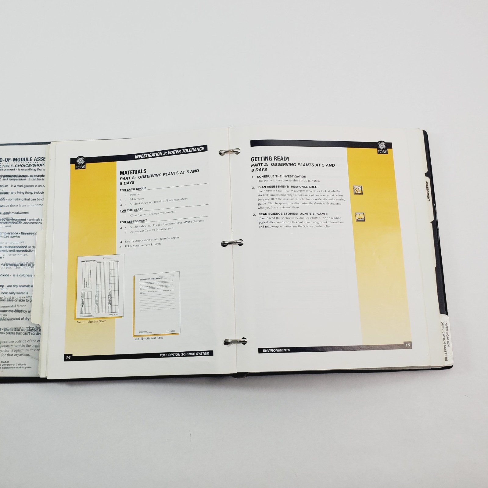 Foss Environments Teacher Guide Full Option Science System 2000