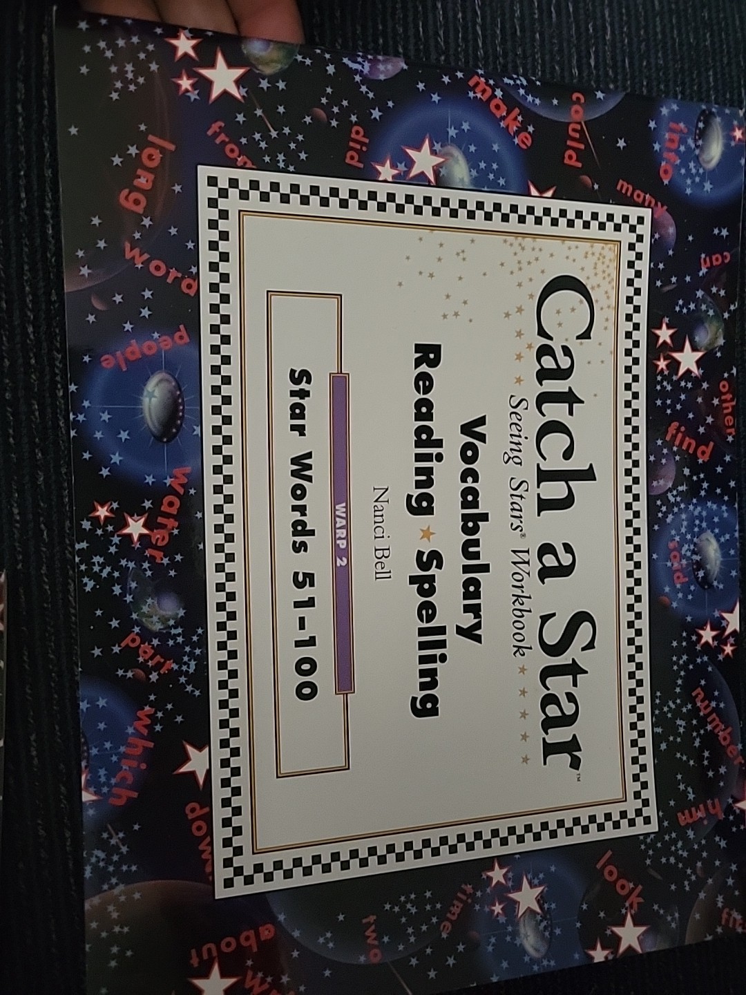 Catch A Star Nanci Bell 4 Lot Book 1-200 Words Workbook Warp 1 2 3 4