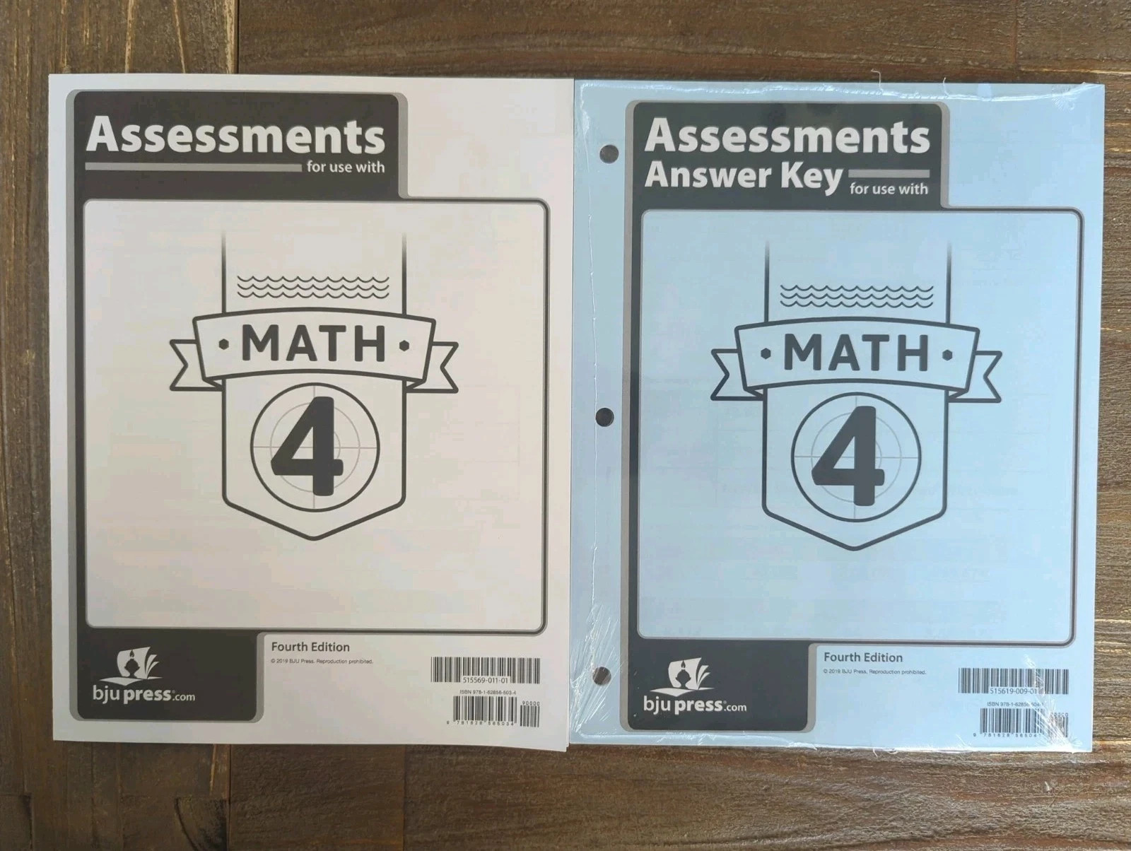 BJU Math 4 Tests and Answer Key (4th Ed.)