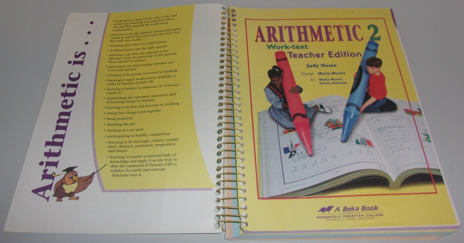 Arithmetic 2 Work-text Teacher Edition, A Beka Book (41718009), 2003