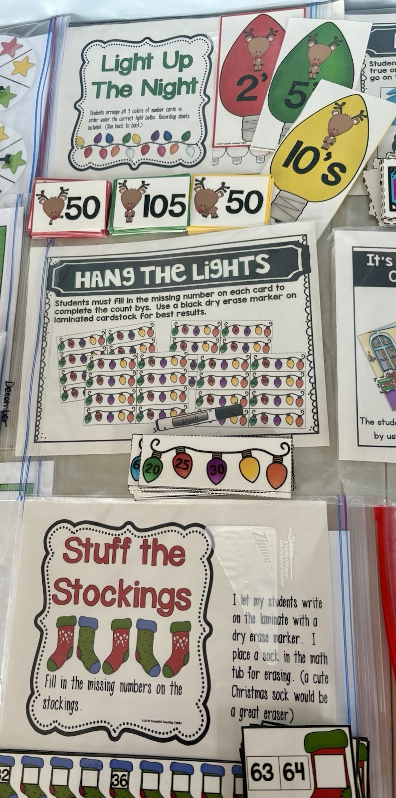 Math 12 Ready Made Centers For Leveled Instruction First Grade December