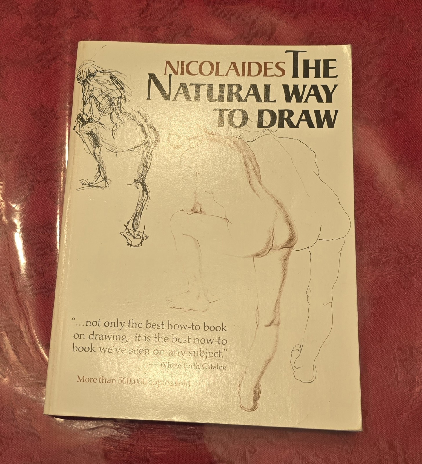 Vintage 1969 Natural Way to Draw by Kimon Nicolaide Paperback Renewed Edition