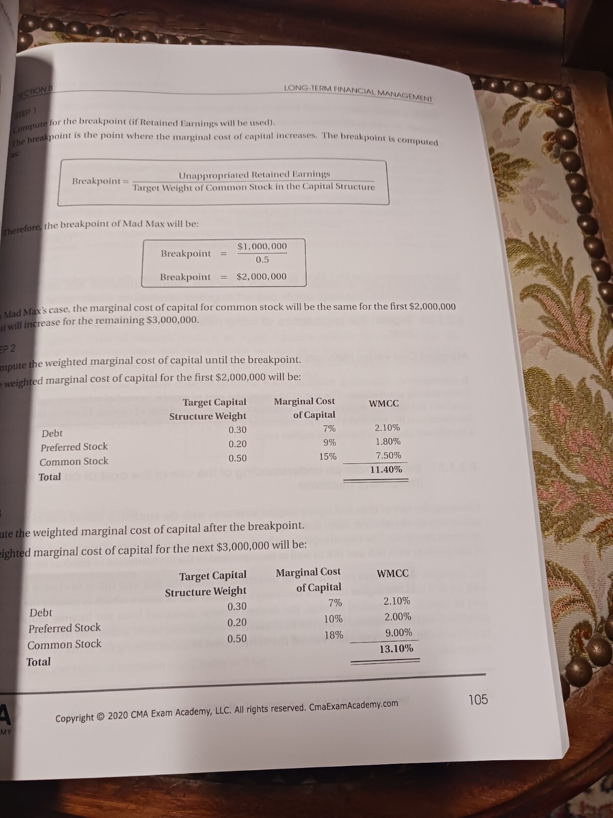 CMA Part 2 Strategic Financial Mgt. 2020 Edition by CMA Exam Academy Nathan Liao