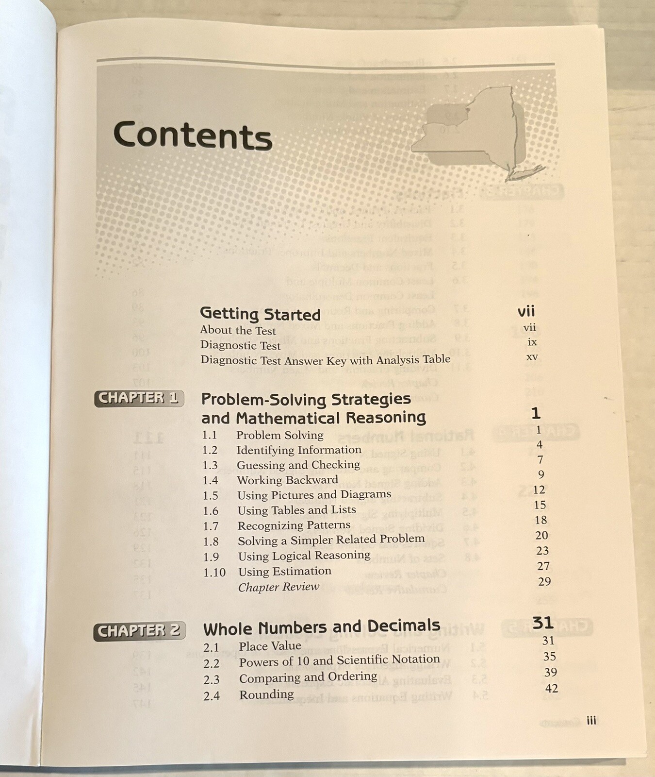 Reviewing Mathematics Preparing for the 8th grade Test New York Review Test