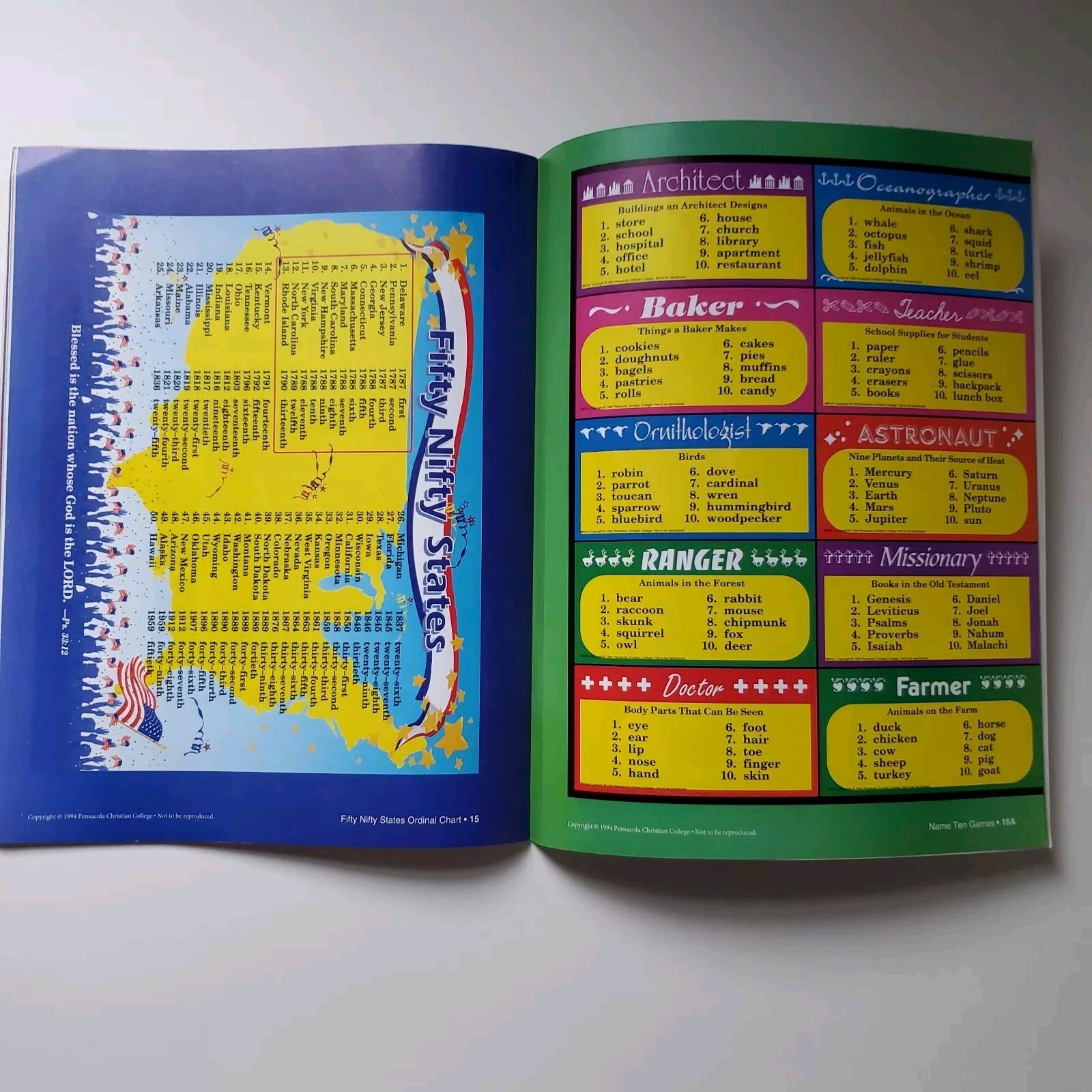 Abeka Arithmetic 2 Tests and Speed Drills Teacher Key And Charts & Games Lot