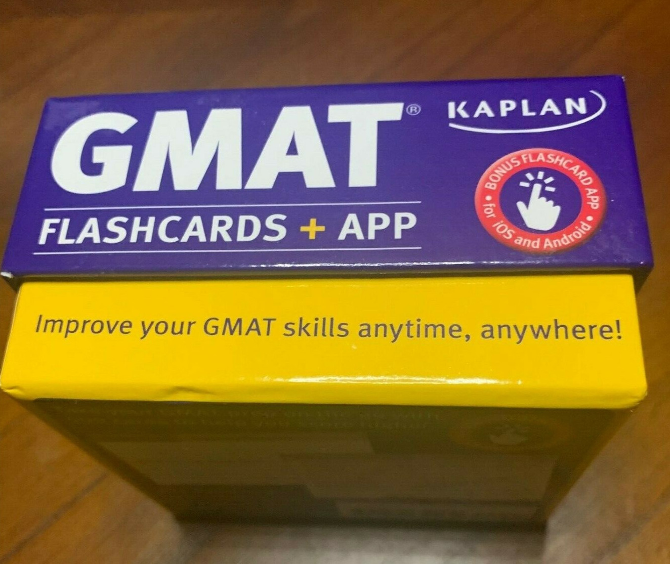 2014 KAPLAN GMAT FLASHCARDS +APP THIRD EDITION 260 MATH CARDS. 190 FOR VERBAL