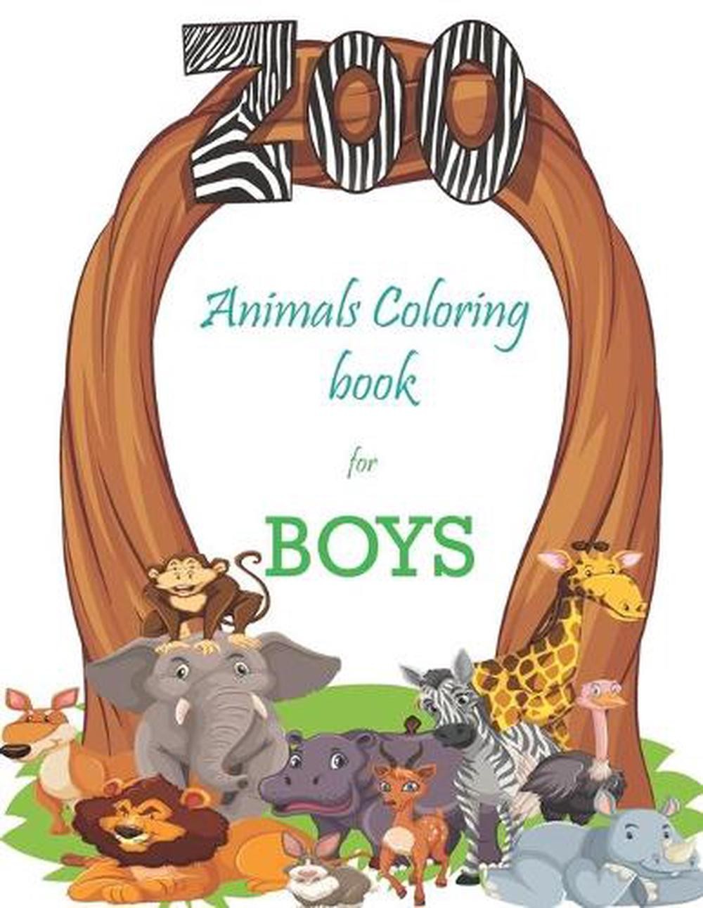 Animal Coloring book for boys: Journal, activity Notebook for beautiful kids, an
