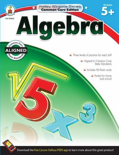 Algebra, Grades 5-8 by Carson Dellosa Education