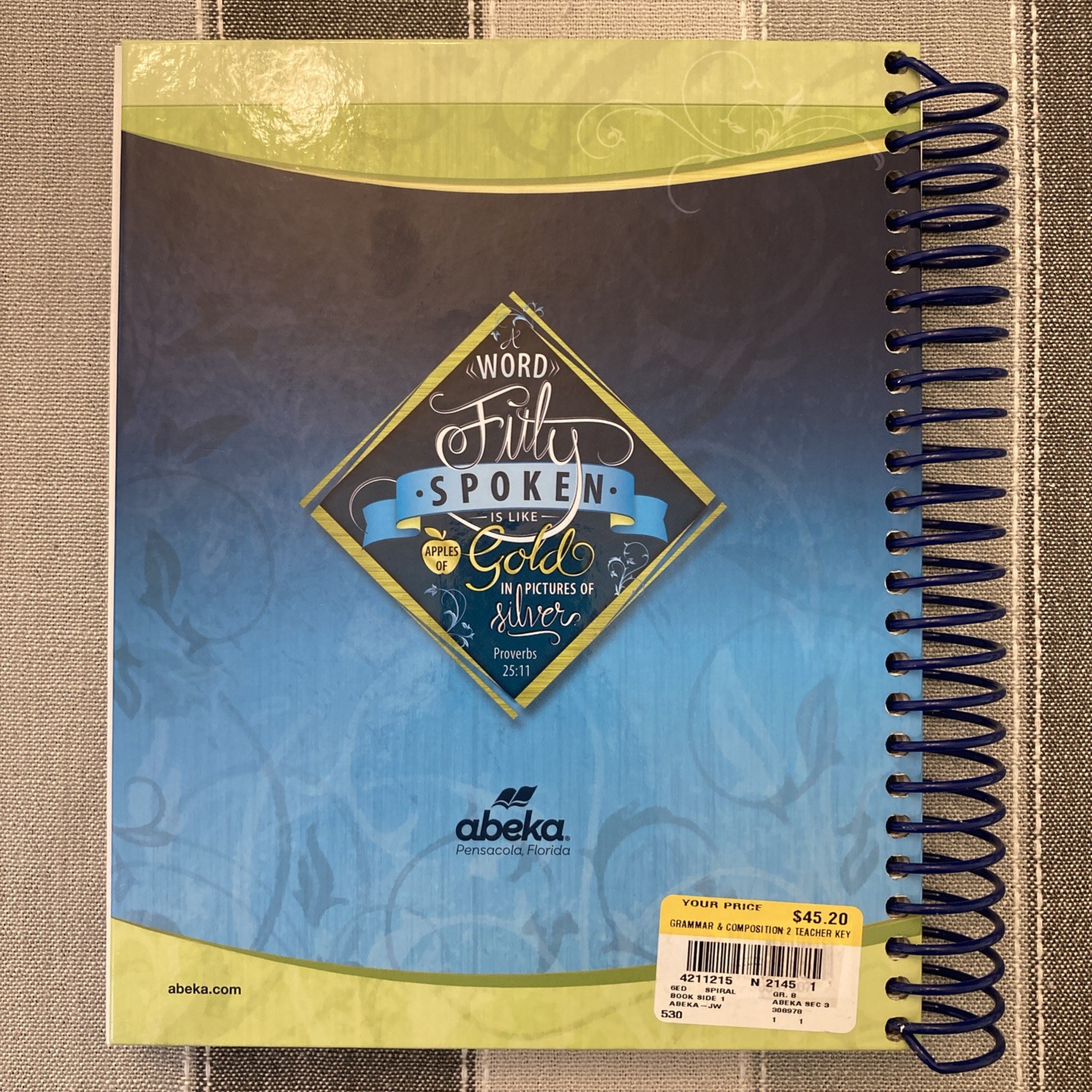 NEW ABEKA Grammar & Composition II TEACHER KEY for Work-text worktext 8th Grade